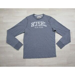 Vintage Y2K RUEHL No.‎ 925 Long Sleeve T-Shirt Men's (L) Opaque Print New York